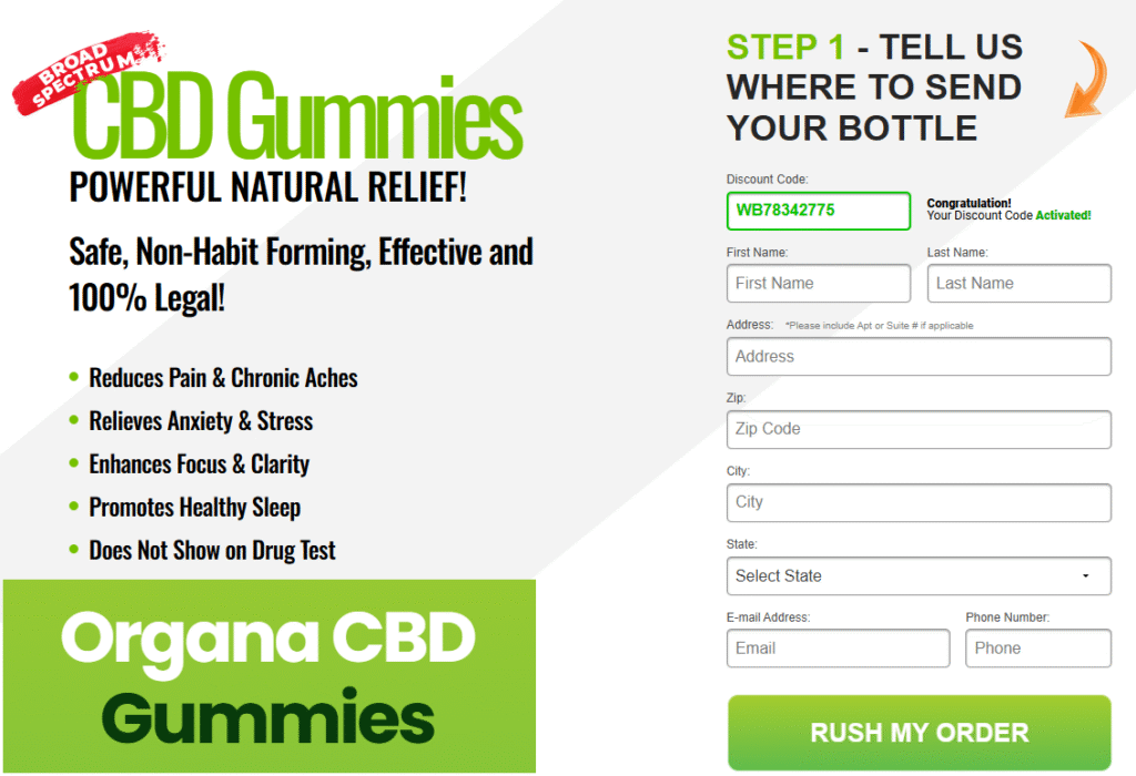Organa CBD Gummies Buy